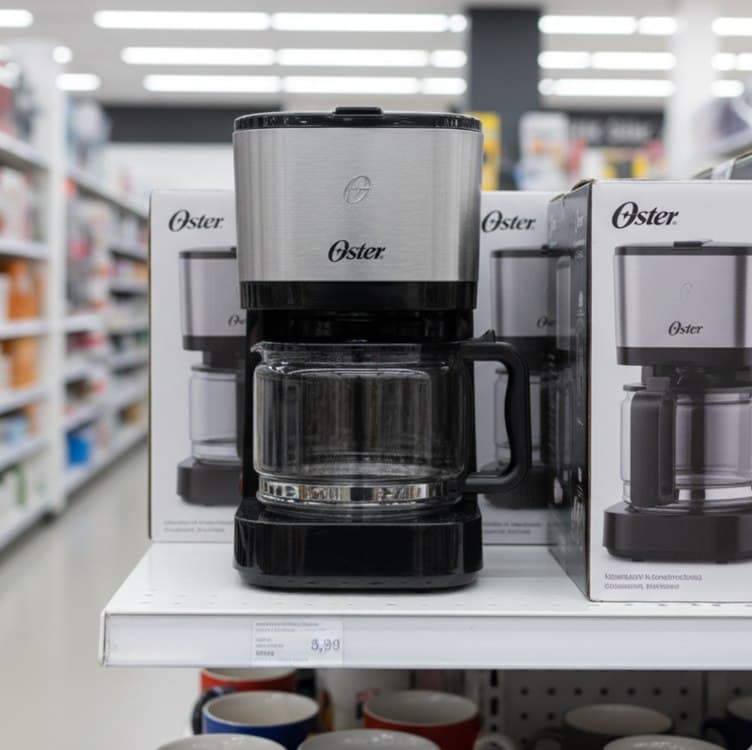 Cafeteira Oster Inox Compacta 0,7L OCAF300-127